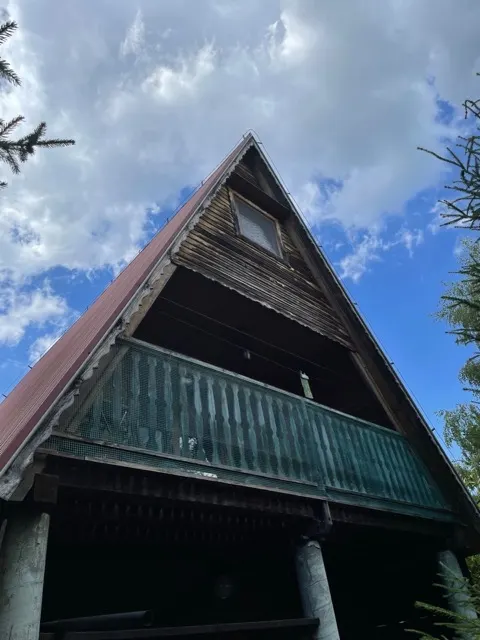 Balkon — Domek na górze z pięknym widokiem, Bukowiec w Bieszczadach