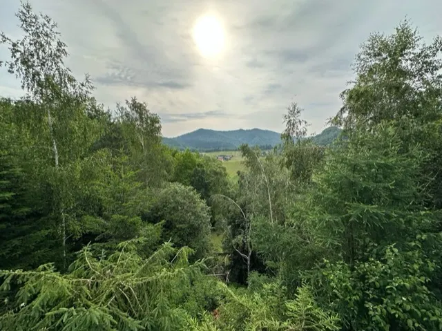 Balkon — Domek na górze z pięknym widokiem, Bukowiec w Bieszczadach