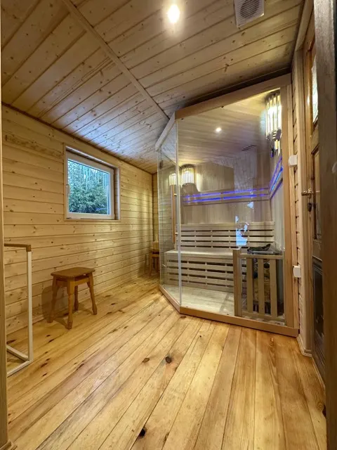 Sauna — Urocza chata z sauną w bieszczadzkim Parku Krajobrazowym, Bukowiec w Bieszczadach
