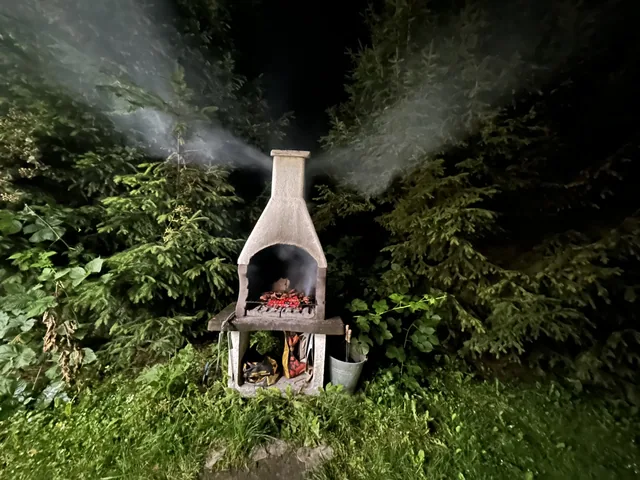 Grill — Urocza chata z sauną w bieszczadzkim Parku Krajobrazowym, Bukowiec w Bieszczadach
