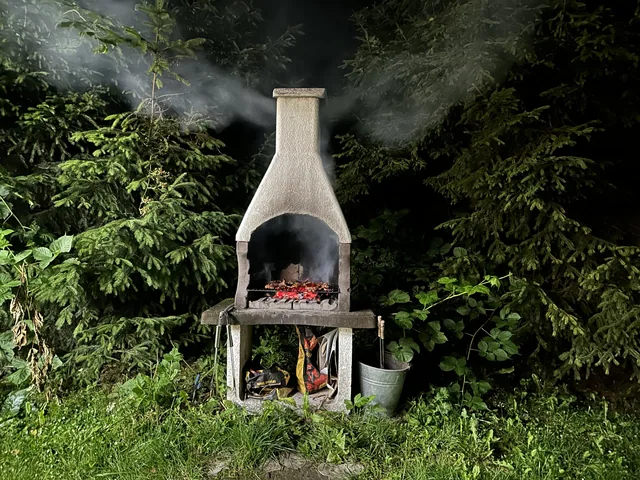 Grill — Urocza chata z sauną w bieszczadzkim Parku Krajobrazowym, Bukowiec w Bieszczadach