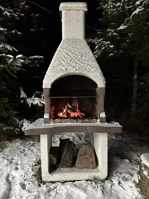 Grill — Urocza chata z sauną w bieszczadzkim Parku Krajobrazowym, Bukowiec w Bieszczadach