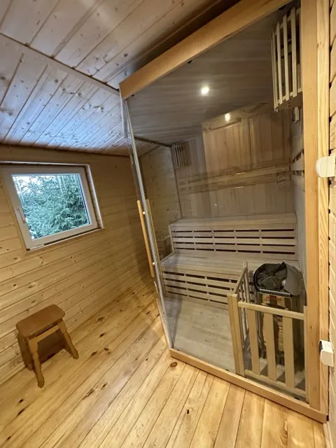Sauna — Urocza chata z sauną w bieszczadzkim Parku Krajobrazowym, Bukowiec w Bieszczadach