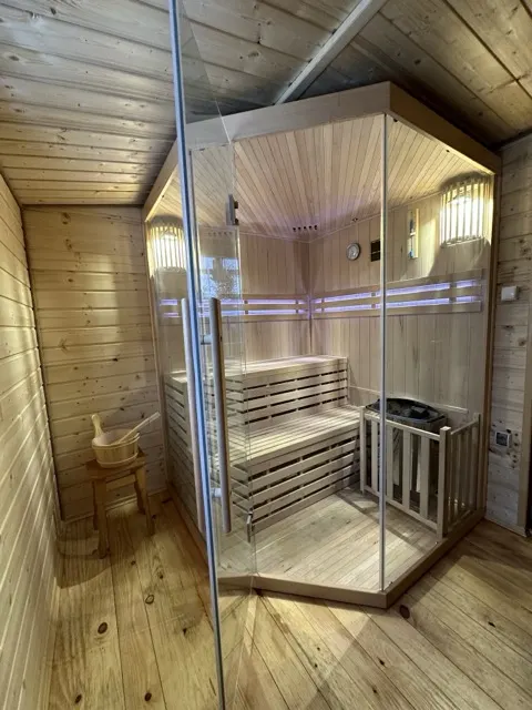 Sauna — Urocza chata z sauną w bieszczadzkim Parku Krajobrazowym, Bukowiec w Bieszczadach